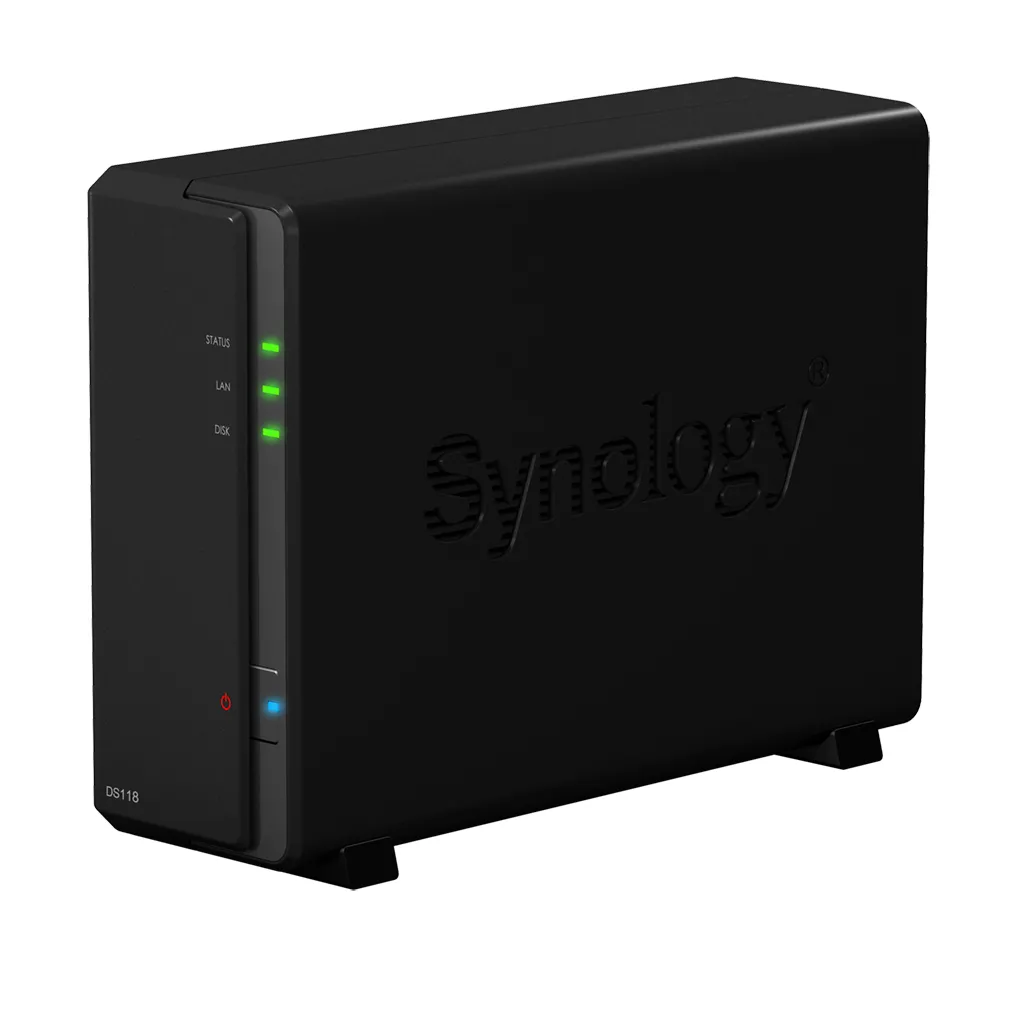 Stocare atașată la rețea SYNOLOGY DS118, Negru