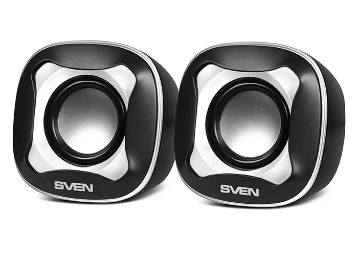 Boxe pentru calculator 2.0 SVEN "170", Negru/Alb