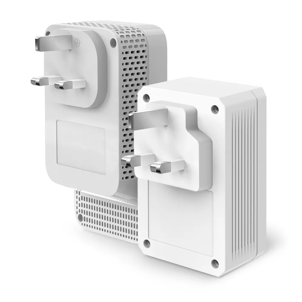 Wi-Fi + Powerline adapter TP-LINK TL-WPA7617 KIT, AV1000, 1000 Mbps, Alb