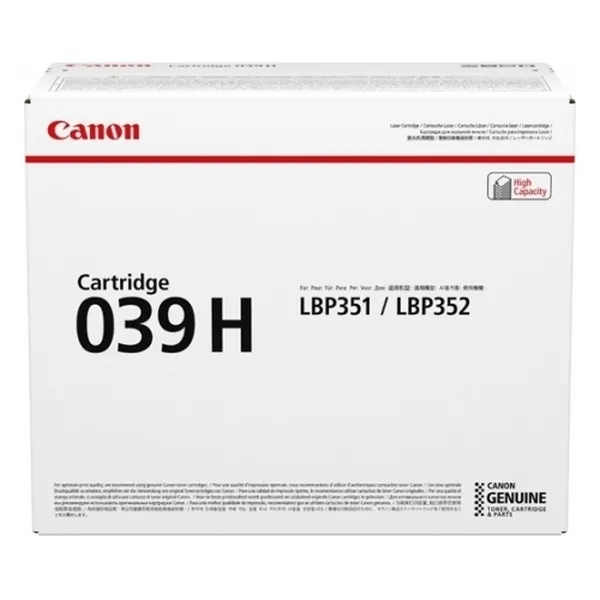 Cartuş Canon CRG-039 H, Negru