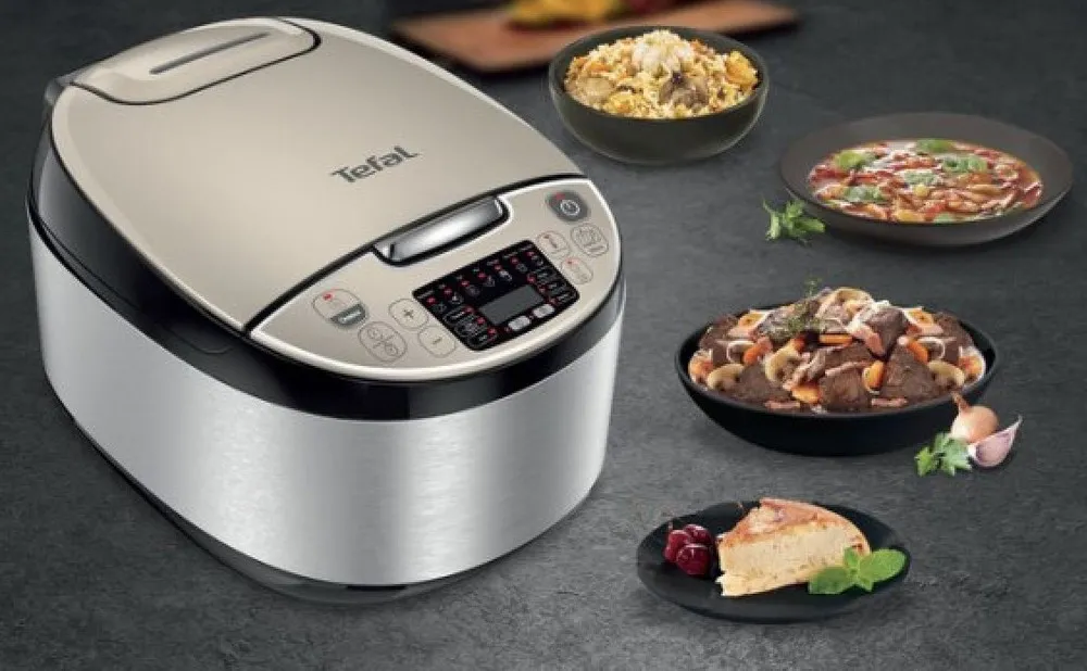 Aparat de gătit multifuncțional Tefal ESSENTIAL Multicooker RK321, Auriu