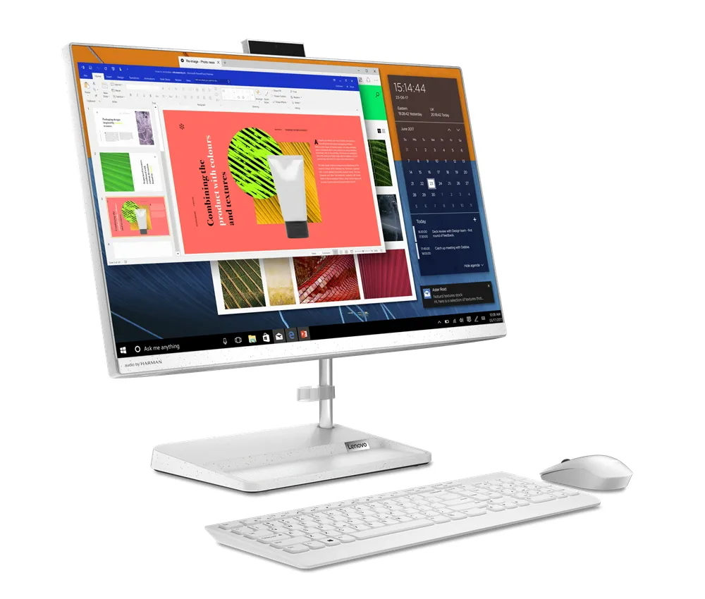 Computer All-in-One Lenovo IdeaCentre 3 24ITL6, 23,8", Intel Core i5-1135G7, 8GB/512GB, Fără SO, Alb