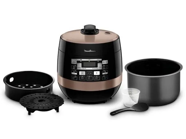 Aparat de gătit multifuncțional Moulinex Quickchef CE430A32, Negru