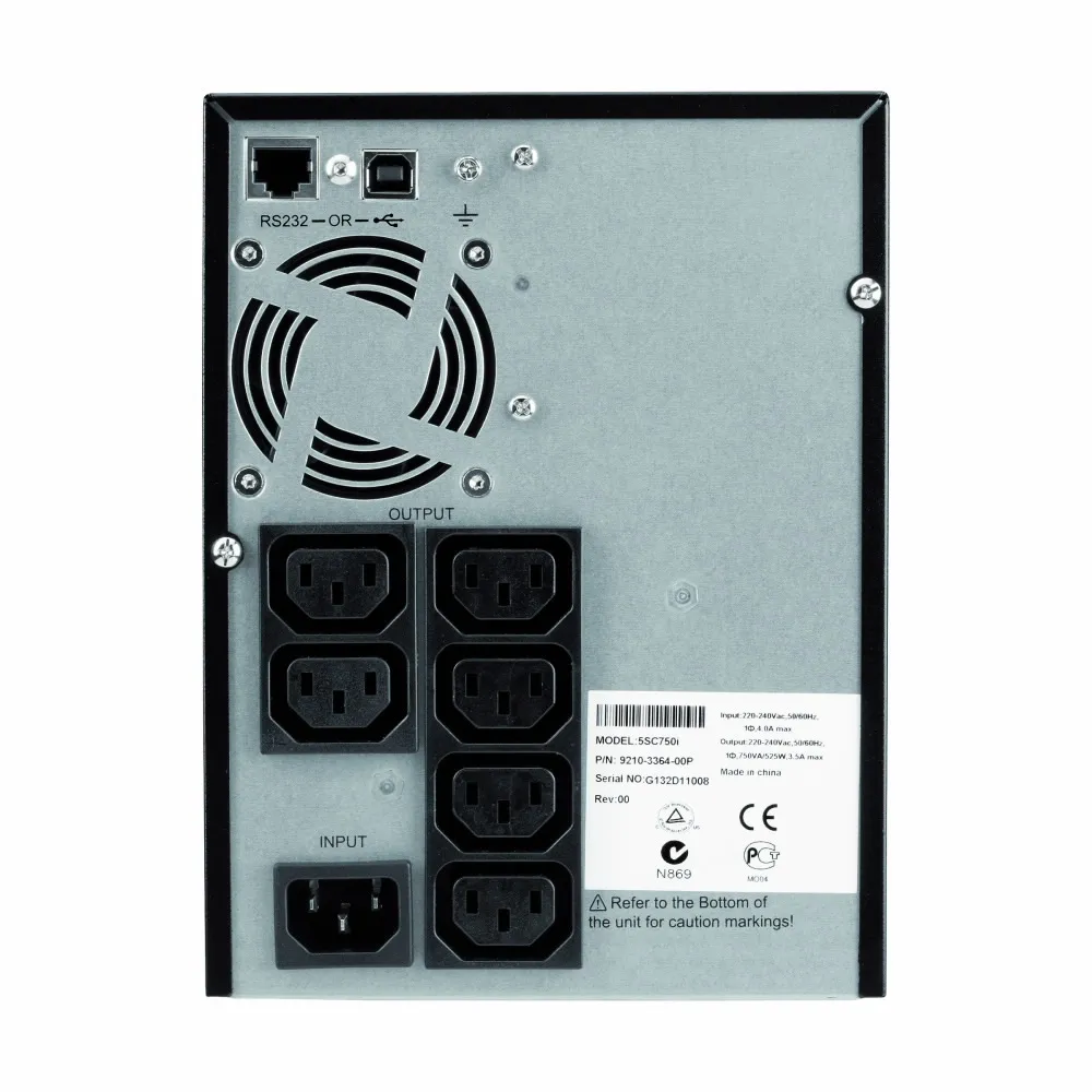 Sursă de alimentare neîntreruptibilă Eaton 5SC750I, Linear-interactiv, 750VA, Turn