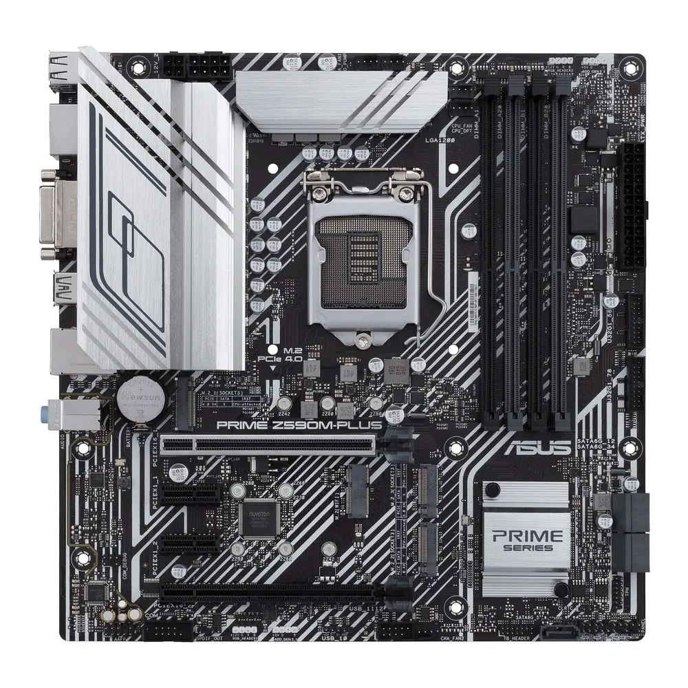 Placă de bază ASUS PRIME Z590M-PLUS, LGA1200, Intel Z590, Micro-ATX