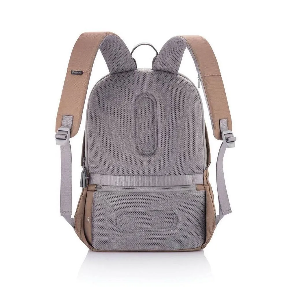 Rucsac pentru Laptop Bobby Soft, 15.6", Textil, Cafeniu