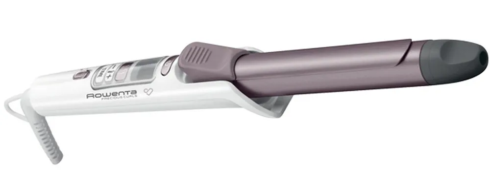 Ondulator de păr Rowenta Premium Care Precious Curls CF3460F0, Alb