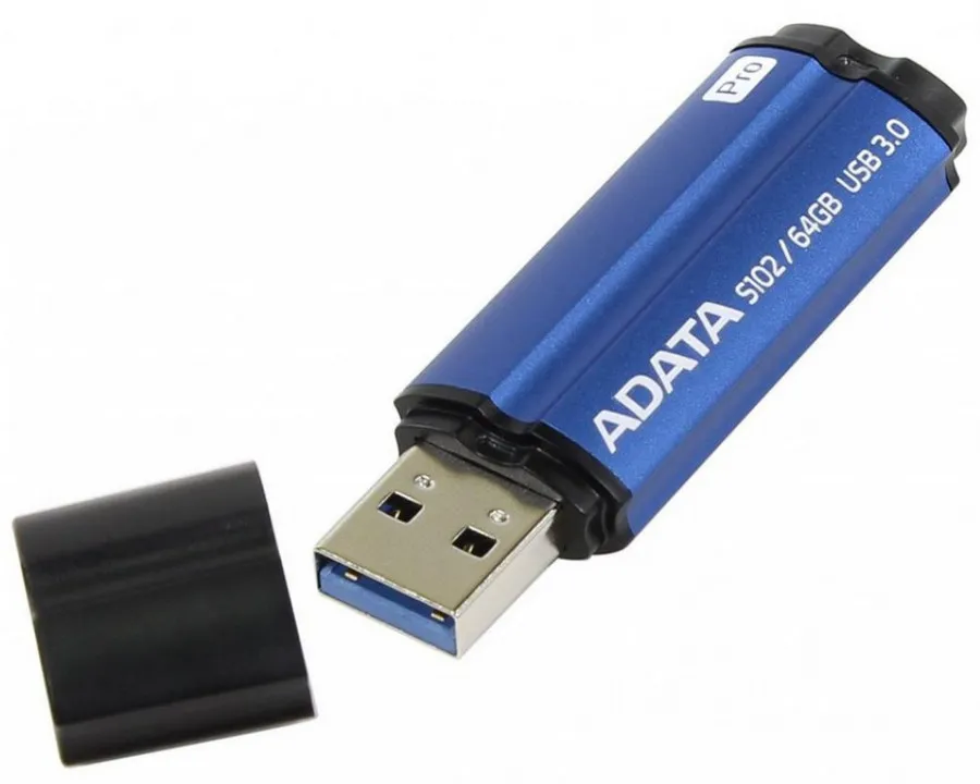 Memorie USB ADATA S102 Pro, 64GB, Albastru
