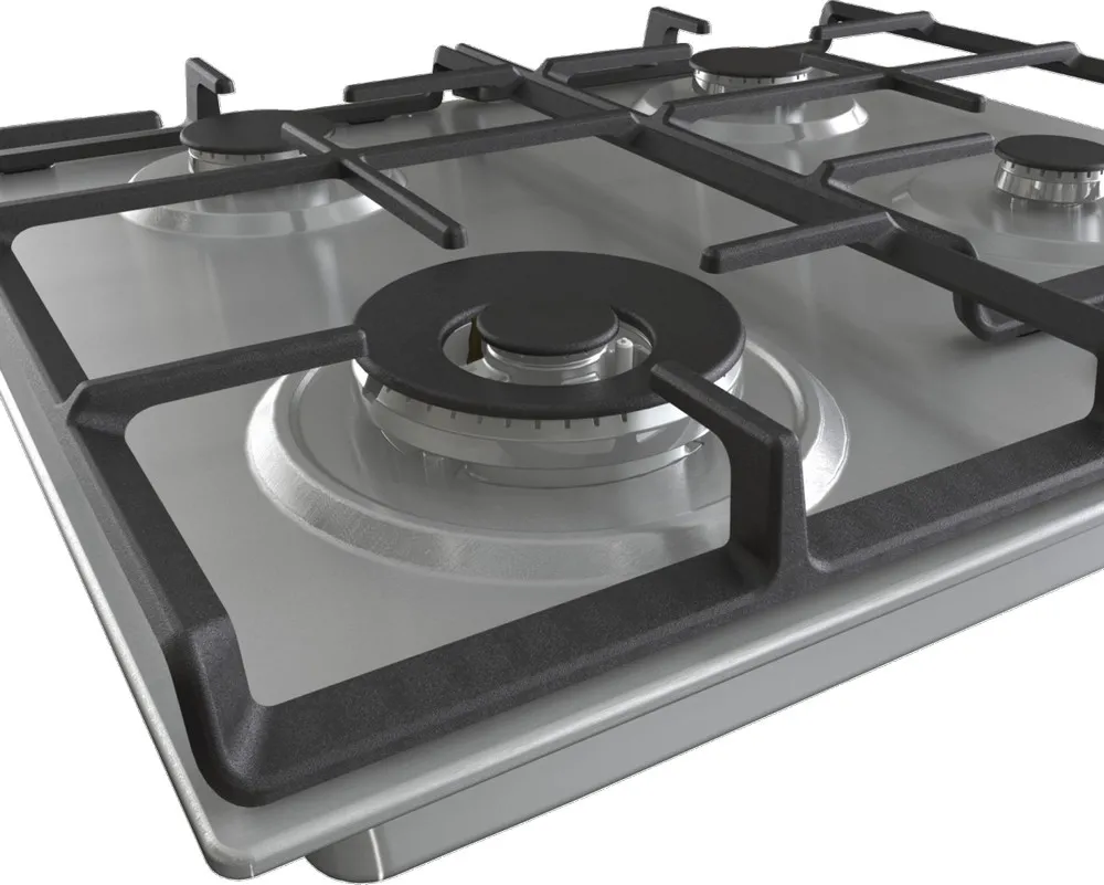 Plită pe gaz Gorenje GW 641 EX, Oțel inoxidabil