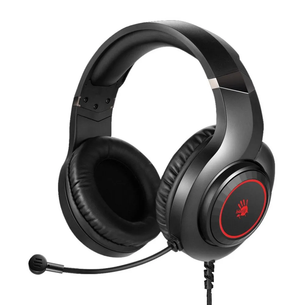 Căști gaming Bloody G220S, USB, Negru