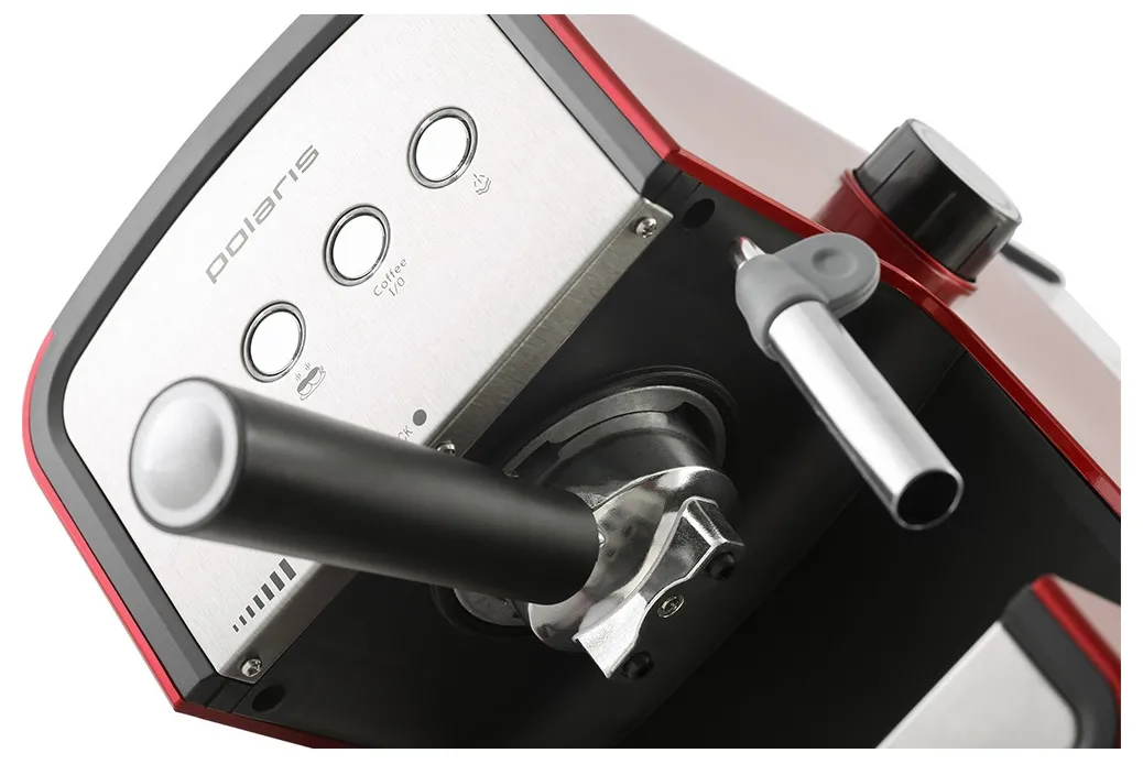 Espressor manual Polaris PCM1516E, 850W, Roșu