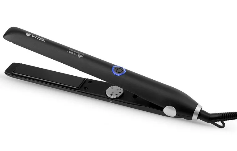 Placă de îndreptat părul VITEK VT-8404, Negru