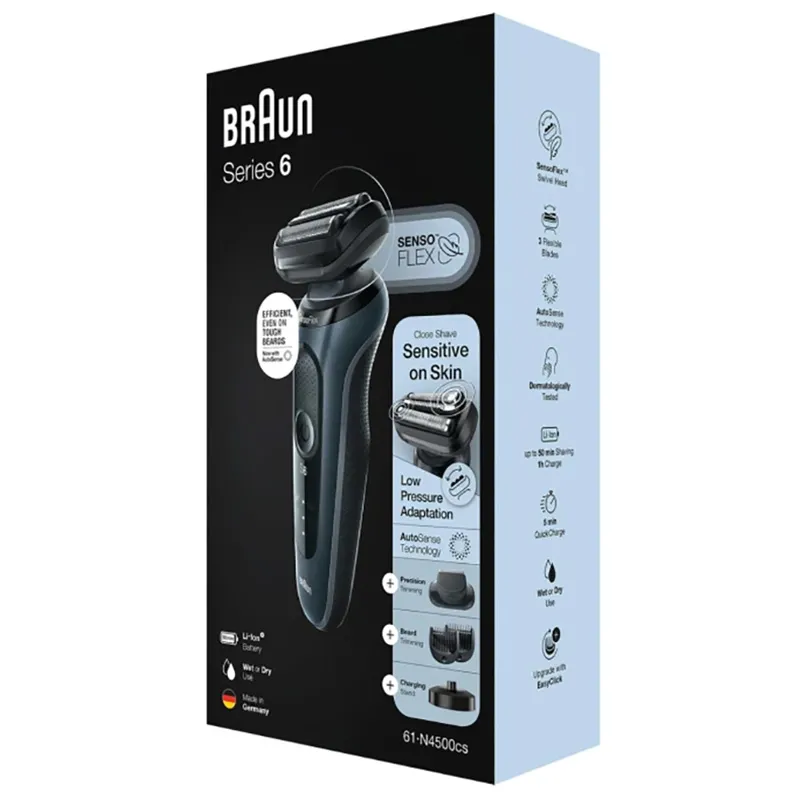 Aparat de ras electric Braun 61-N4500cs, Gri