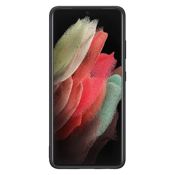 Husă Samsung Silicone Cover for Galaxy S21 Ultra, Negru