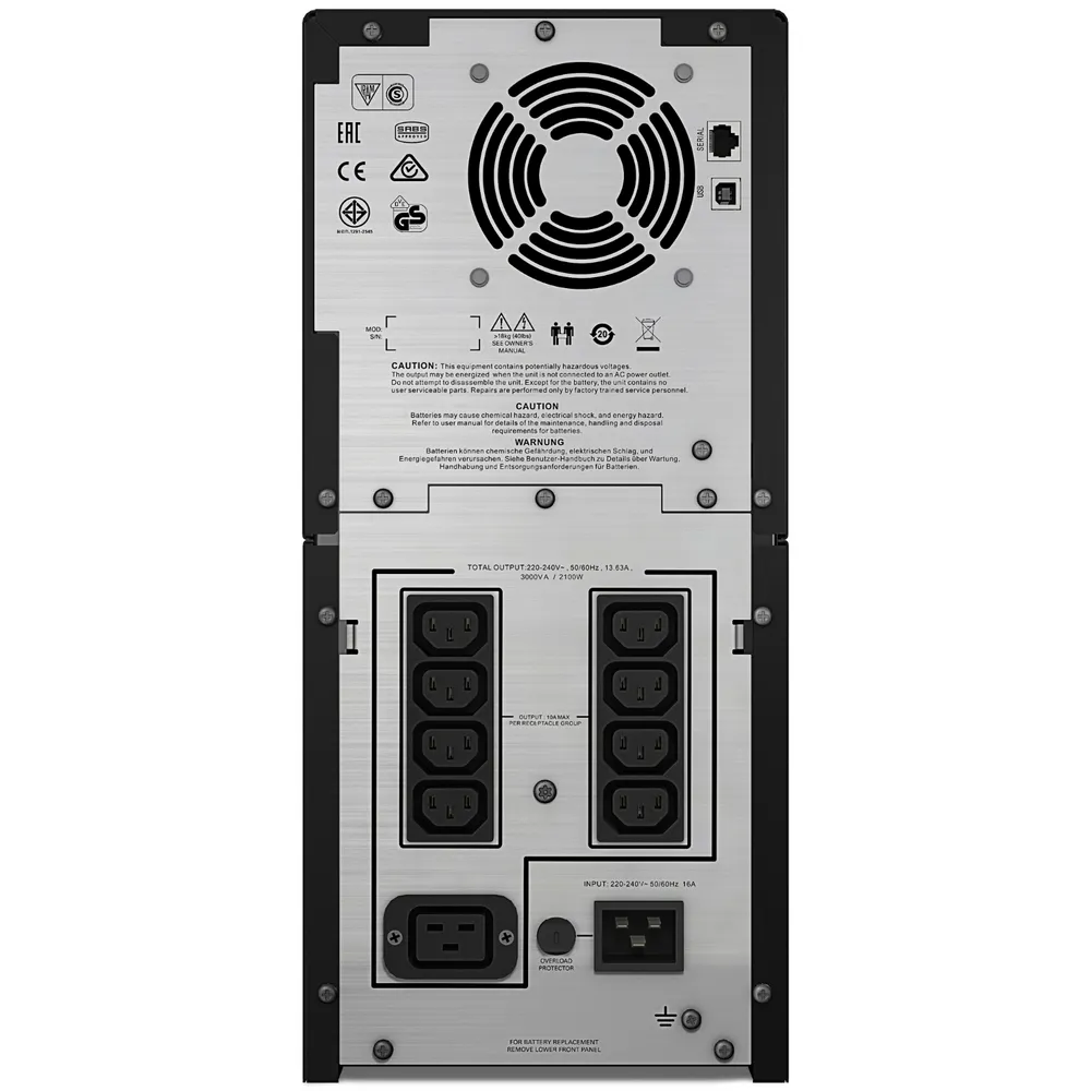 Sursă de alimentare neîntreruptibilă APC SMC3000I, Online, 3000VA, Turn