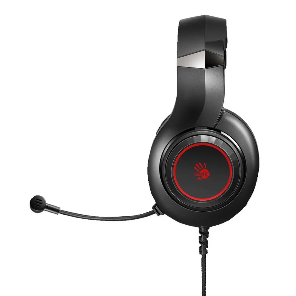 Căști gaming Bloody G220S, USB, Negru