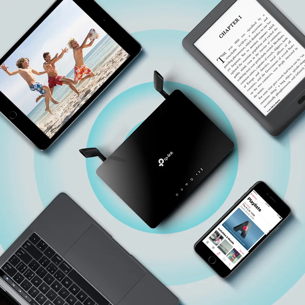 Router fără fir TP-LINK Archer MR400, 4G, Negru