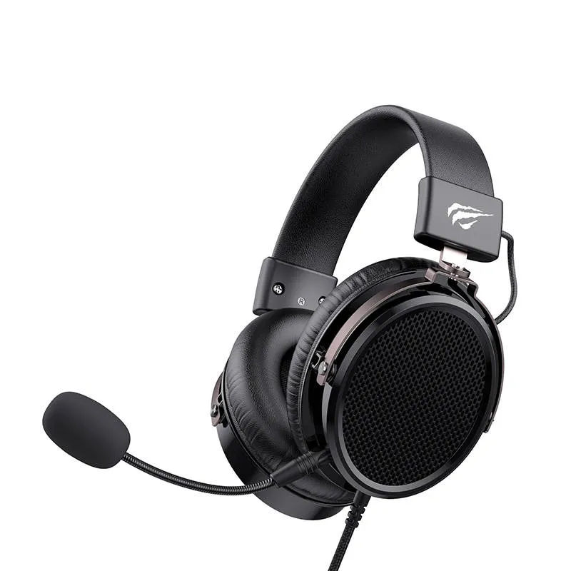 Căști gaming Havit H2030d, Cu fir, Negru