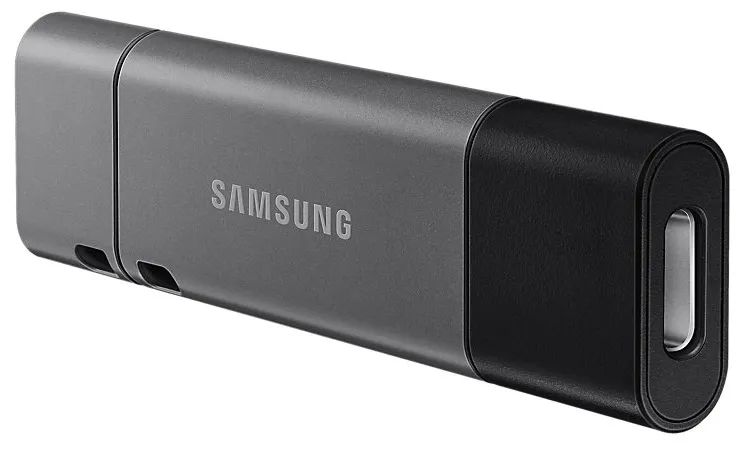 Memorie USB Samsung DUO Plus, 64GB, Negru/Gri