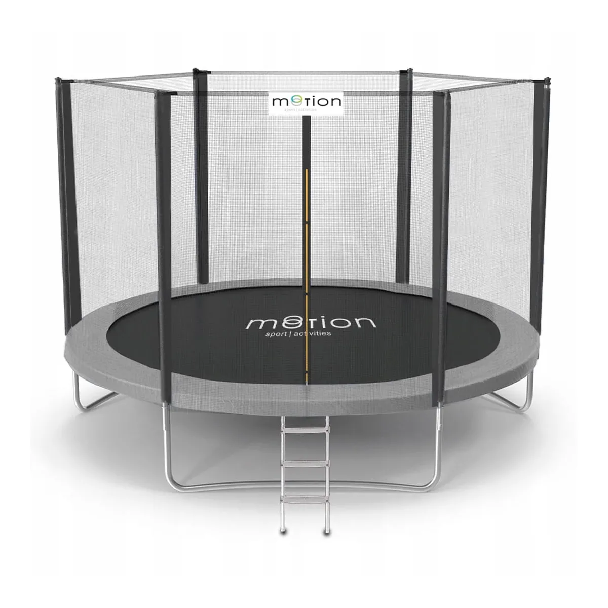 Trambulina JUMI 3.05m negru (set 2 cutii)