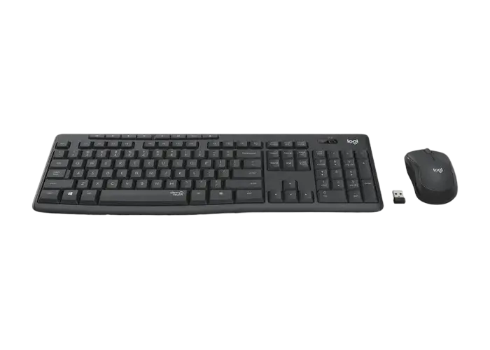 Set Tastatură + Mouse Logitech MK295, Fără fir, Negru