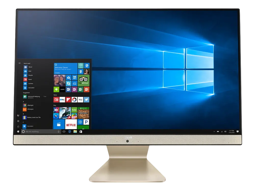 Computer All-in-One ASUS V241, 23,8", Intel Pentium 7505, 8GB/256GB, Windows Endless, Negru