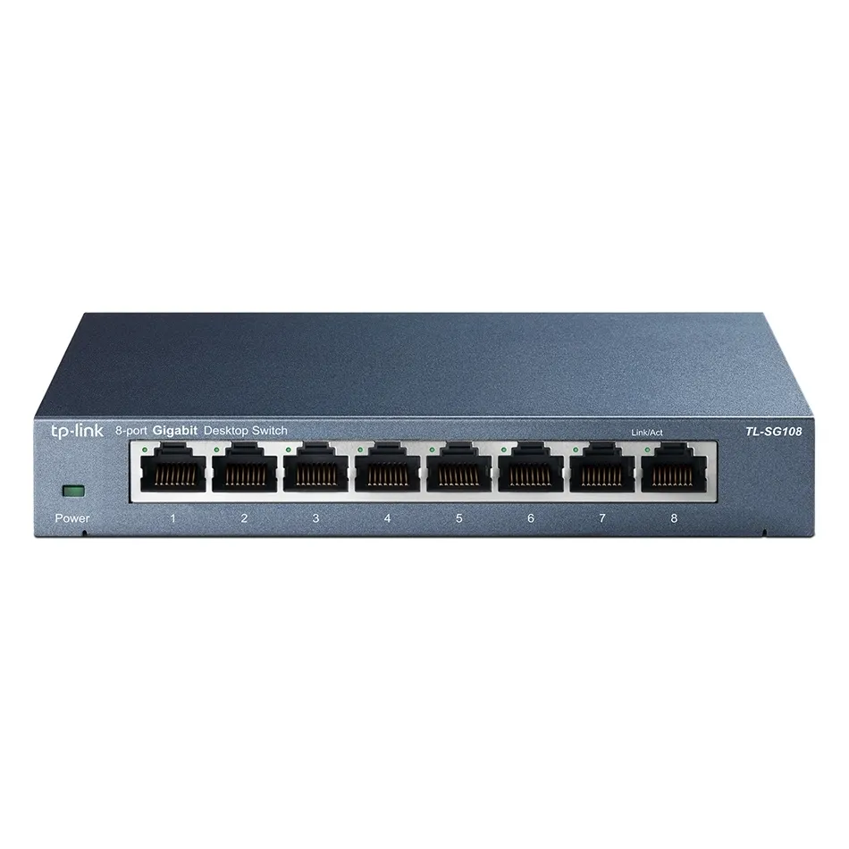 Switch de rețea TP-LINK TL-SG108, 8x 10/100/1000 Mbps