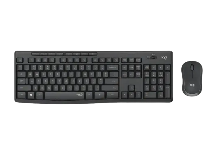 Set Tastatură + Mouse Logitech MK295, Fără fir, Negru