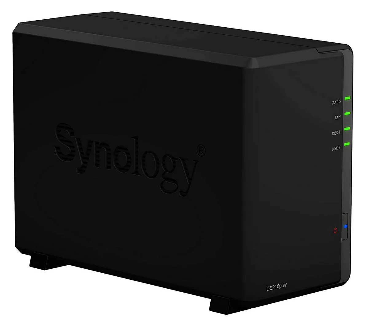 Stocare atașată la rețea SYNOLOGY DS218play, Negru