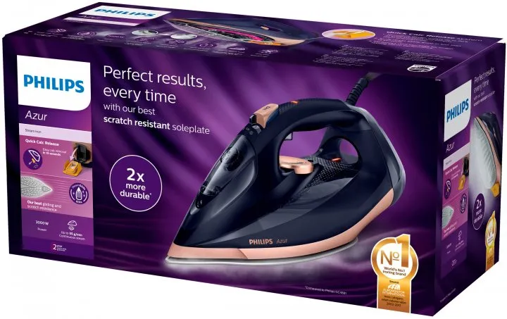 Fier de călcat Philips GC4909/60, 3000 W, Negru | Auriu