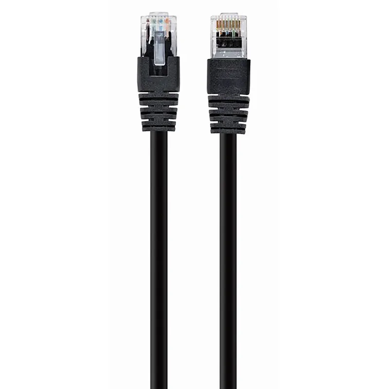Patch cord Cablexpert PP12-0.25M, CAT5e UTP, 0,25m, Negru
