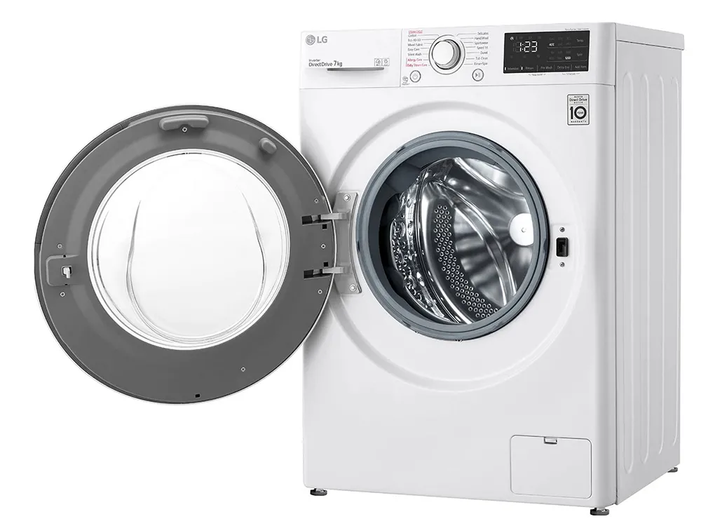 Mașină de spălat LG F2WV3S7AIDD, 7kg, Alb