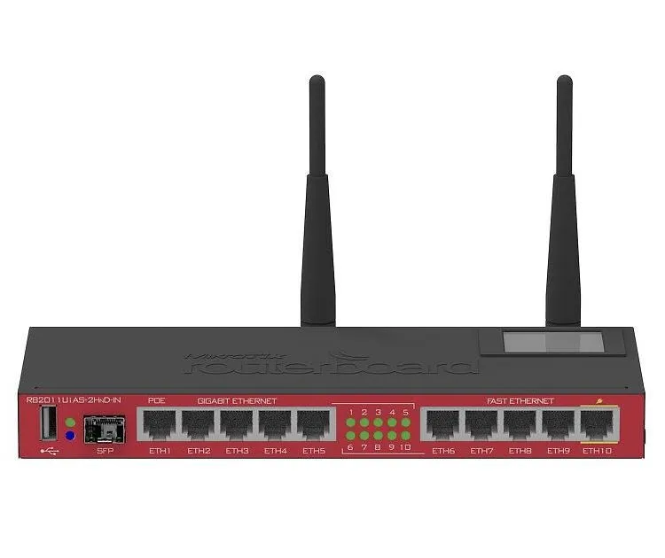 Router MikroTik RB2011UiAS-2HnD-IN, Negru