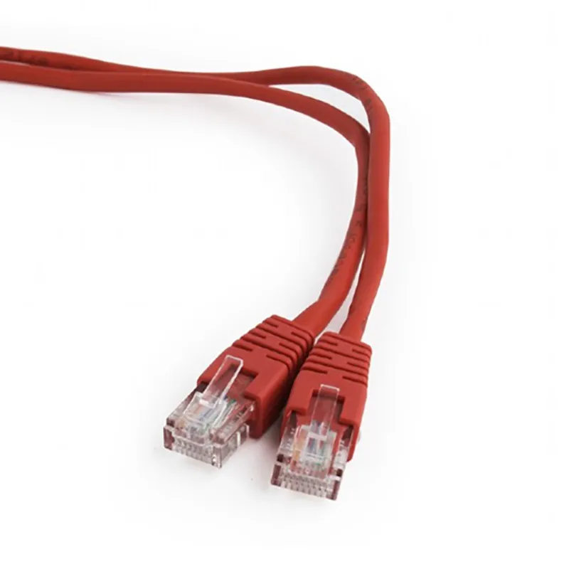 Patch cord Cablexpert PP6U-0.25M/R, Cat6 UTP, 0,25m, Roșu