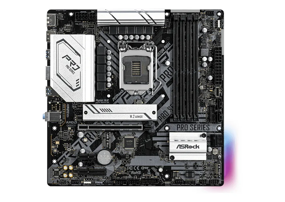 Placă de bază ASRock H570M PRO4, LGA1200, Intel H570, Micro-ATX
