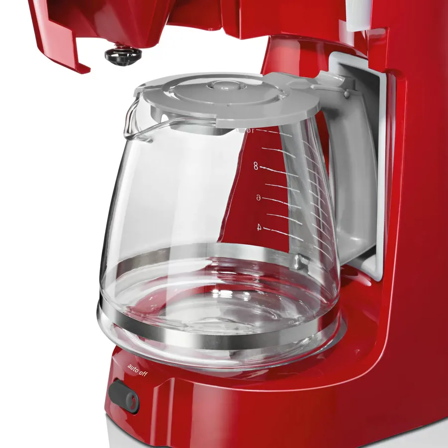 Cafetieră Bosch CompactClass TKA3A034, 1100W, Roșu