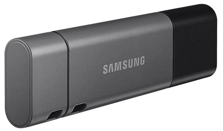 Memorie USB Samsung DUO Plus, 64GB, Negru/Gri
