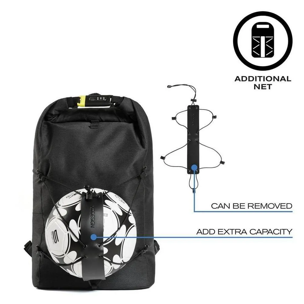Rucsac zilnic Bobby Urban Lite, 15.6", Țesături, Negru