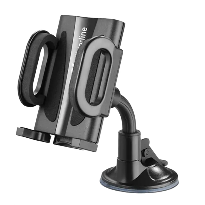 Suport Auto Cellularline Hug Flexi - Universal, Negru