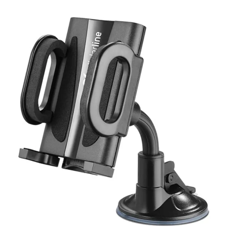 Suport Auto Cellularline Hug Flexi - Universal, Negru