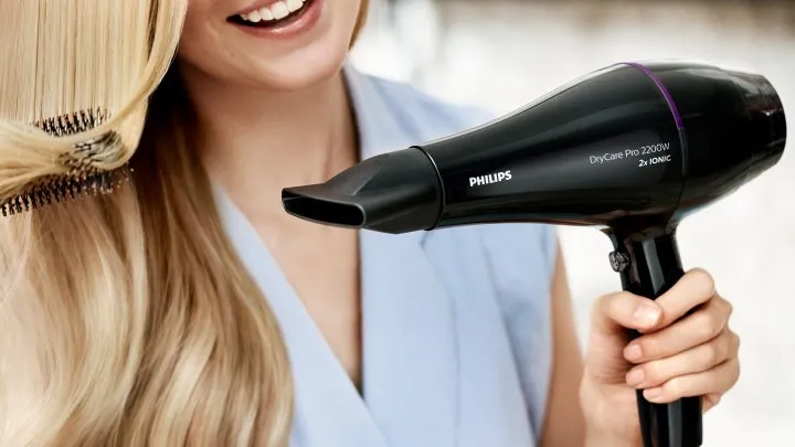 Uscător de păr Philips BHD274/00, 2200 W, Negru