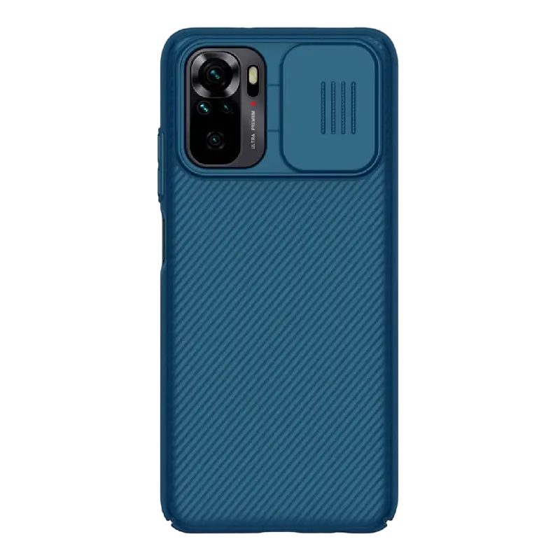 Husă tip carte Nillkin Redmi Note 10 - Camshield, Albastru