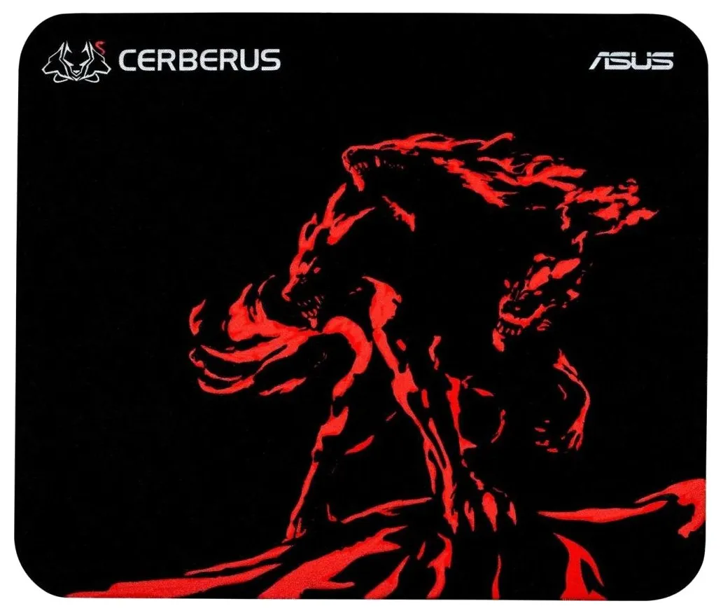 Mouse Pad pentru jocuri ASUS Cerberus Mat Mini, Small, Negru/Roșu