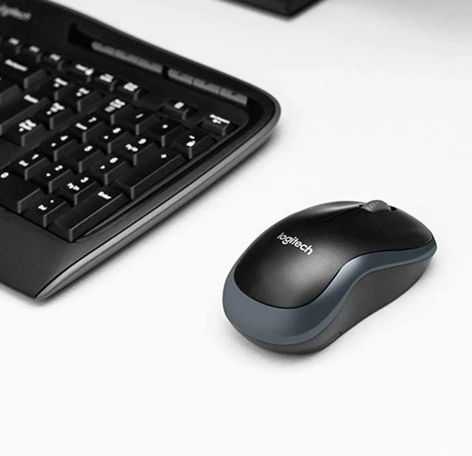Set Tastatură + Mouse Logitech MK330, Fără fir, Negru