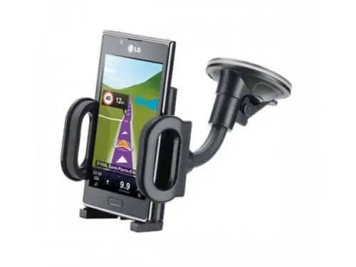 Suport Auto Cellularline Hug Flexi - Universal, Negru