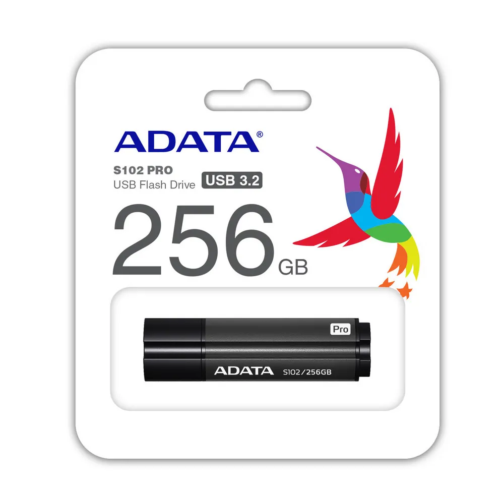 Memorie USB ADATA S102 Pro, 256GB, Gri