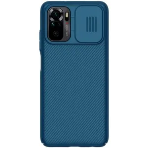 Husă tip carte Nillkin Redmi Note 10 - Camshield, Albastru