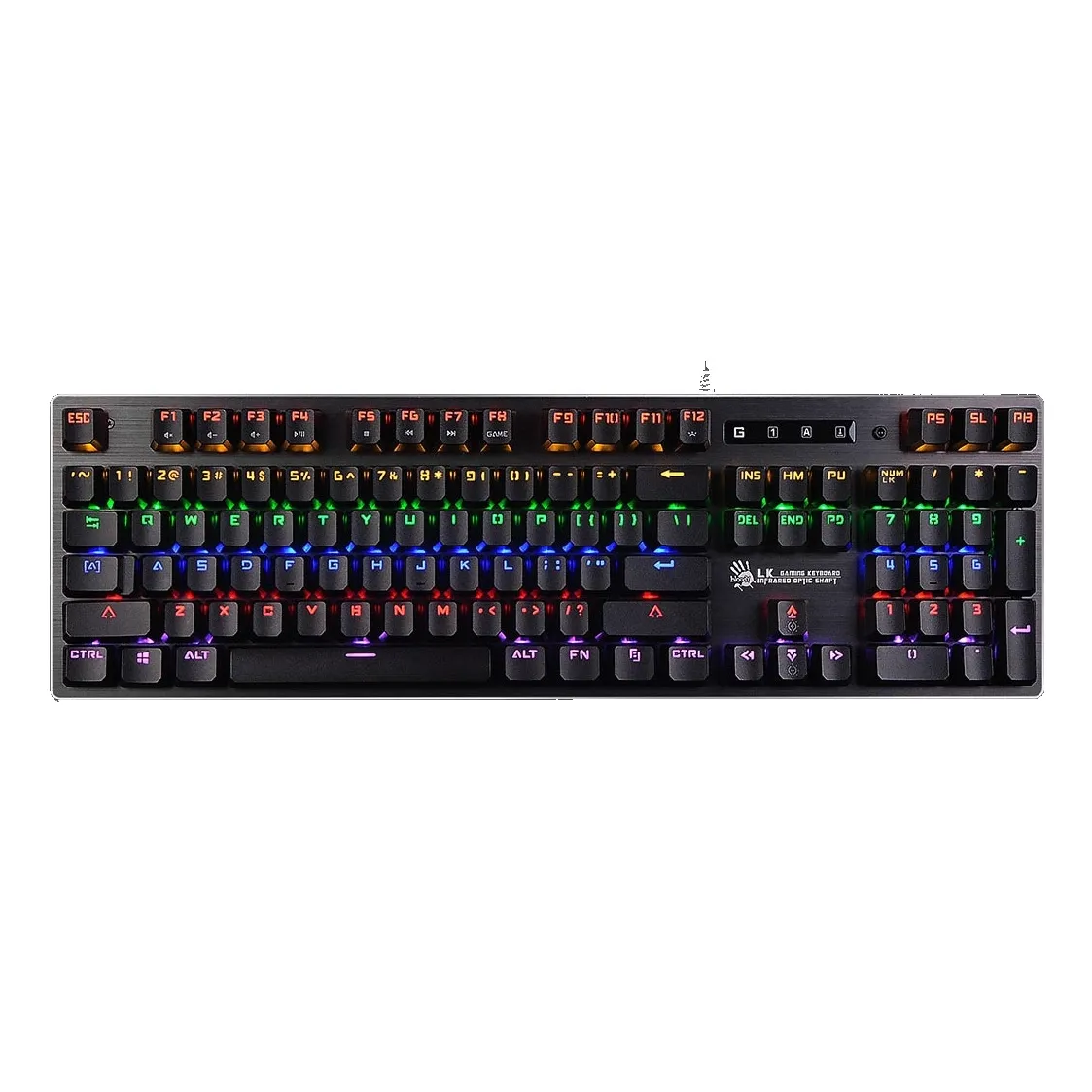 Tastatură Bloody B760, Cu fir, Negru