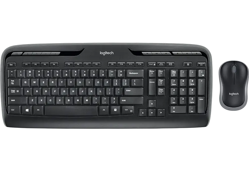 Set Tastatură + Mouse Logitech MK330, Fără fir, Negru