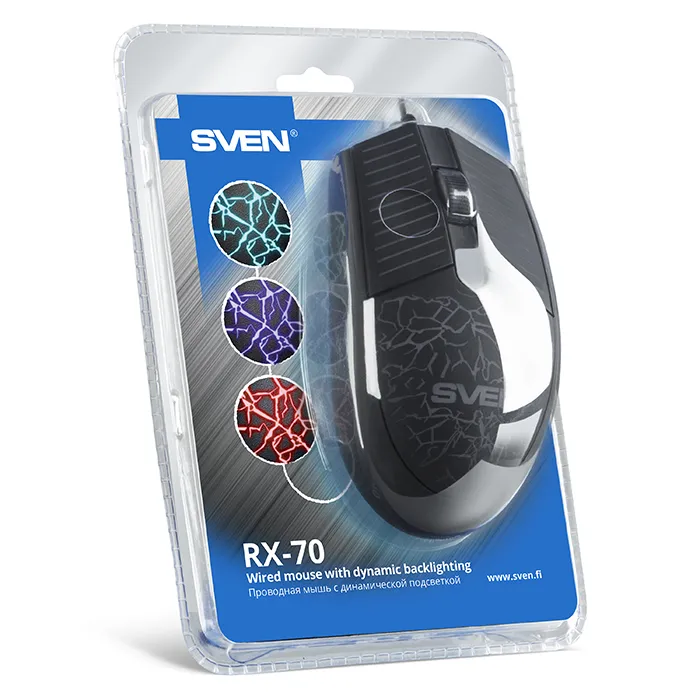Mouse SVEN RX- 70, Negru